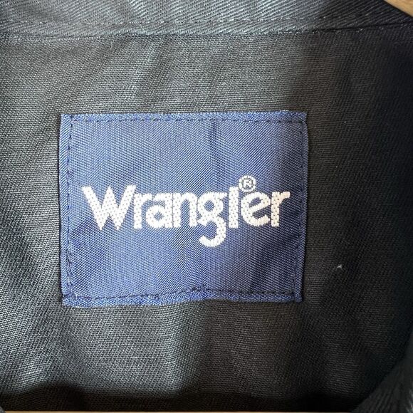 Wrangler Cowboy Cut Pearl Snap Button Up Shirt Western Classic Fit Size L NWT - Picture 6 of 11